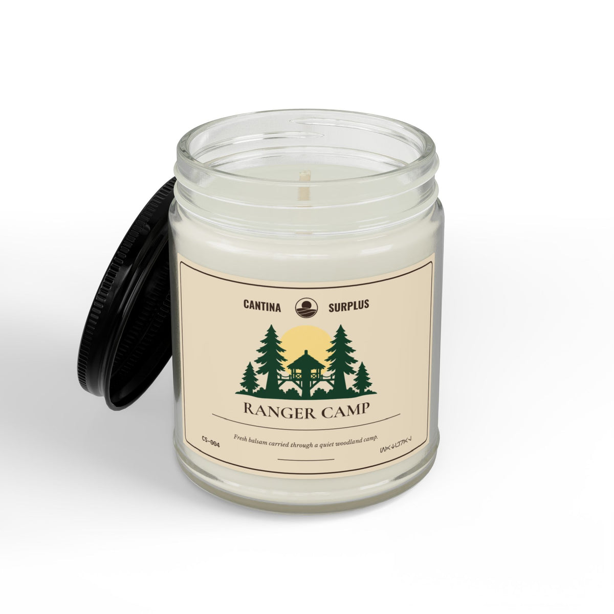 Ranger Camp Soy Candle | Fresh Balsam | 4 oz or 9 oz