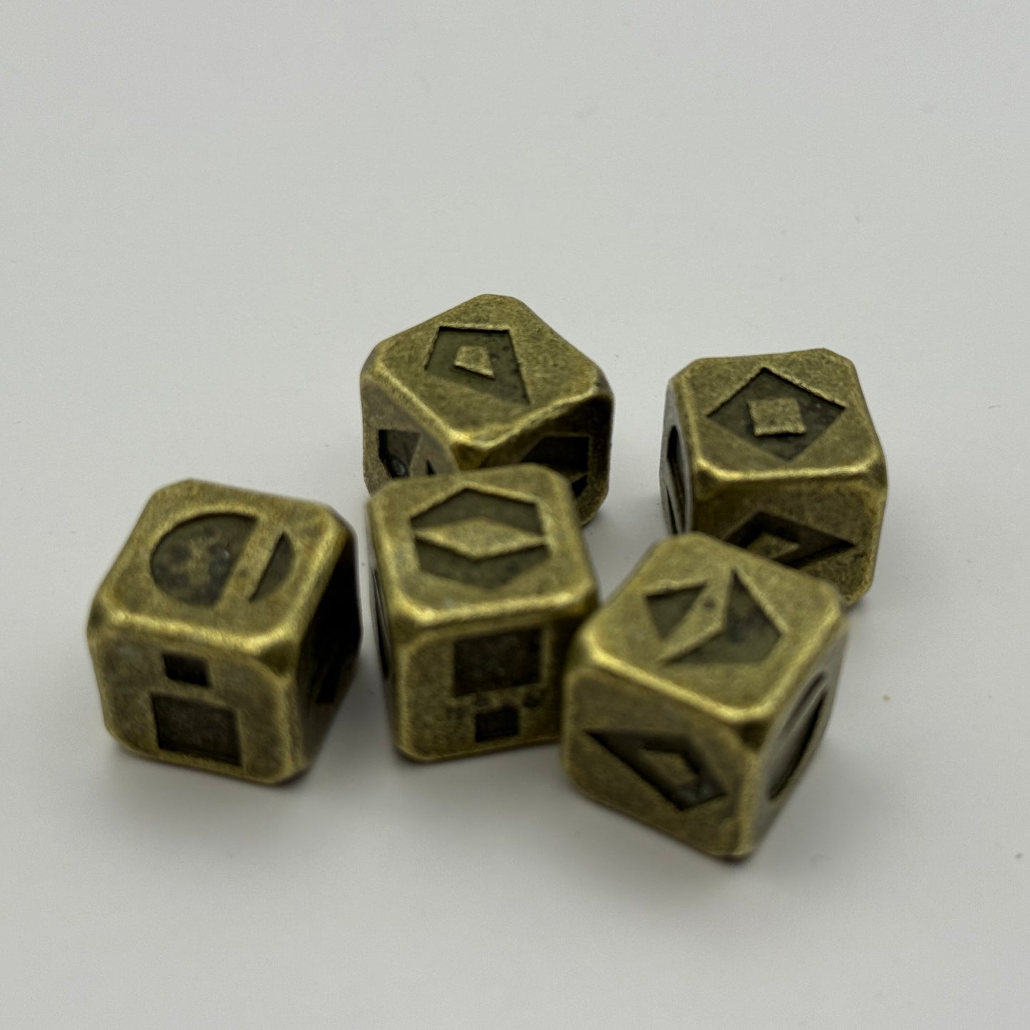 2x Metal Sabacc Spike Dice | Star Wars Gambling Dice