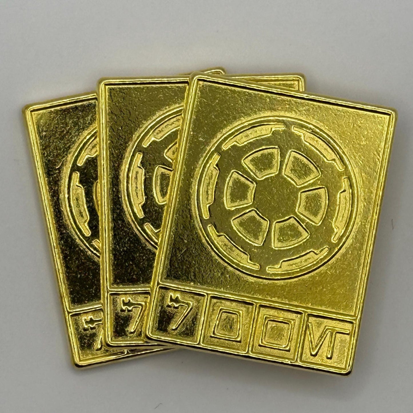 Gold Imperial Credit | Star Wars Metal Credit | Galactic Empire Currency