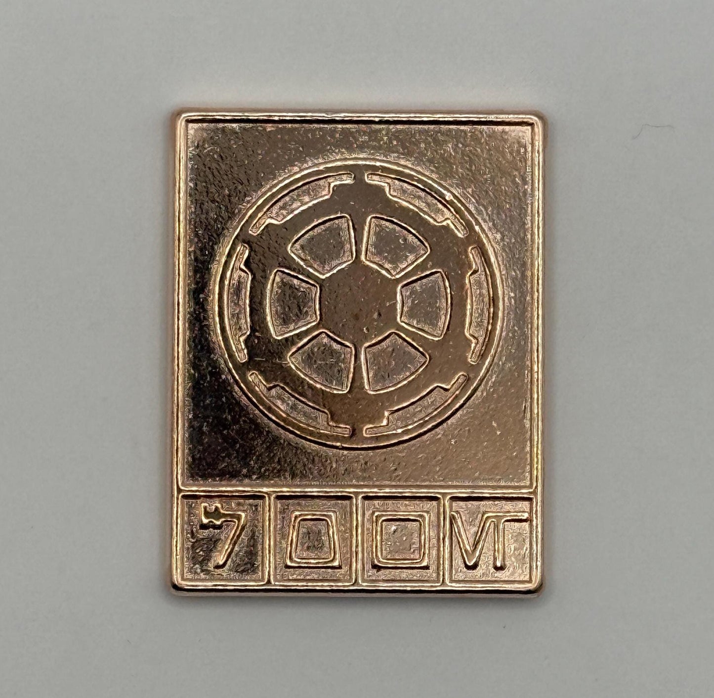 Bronze Imperial Credit | Star Wars Metal Credit | Galactic Empire Currency