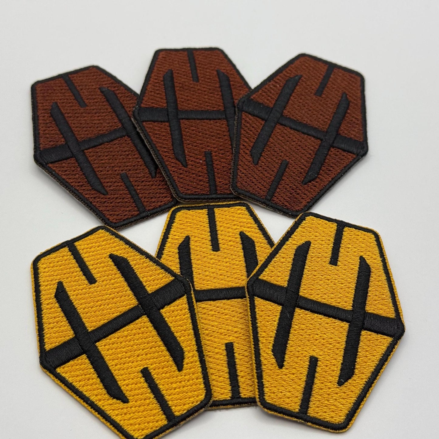 Kessel Sabacc Patch Set | Blood & Sand Sabacc Card Patches | Embroidered Set
