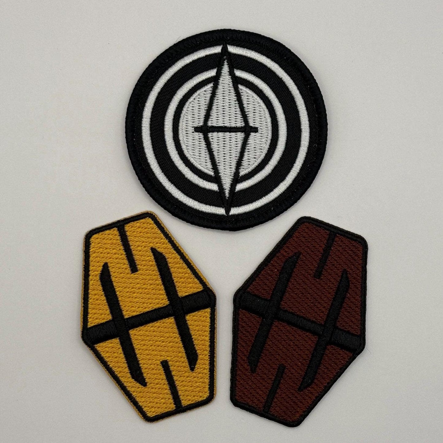 Kessel Sabacc Cards & Sylop Patch Set | Blood and Sand Card Patches + Sylop Patch