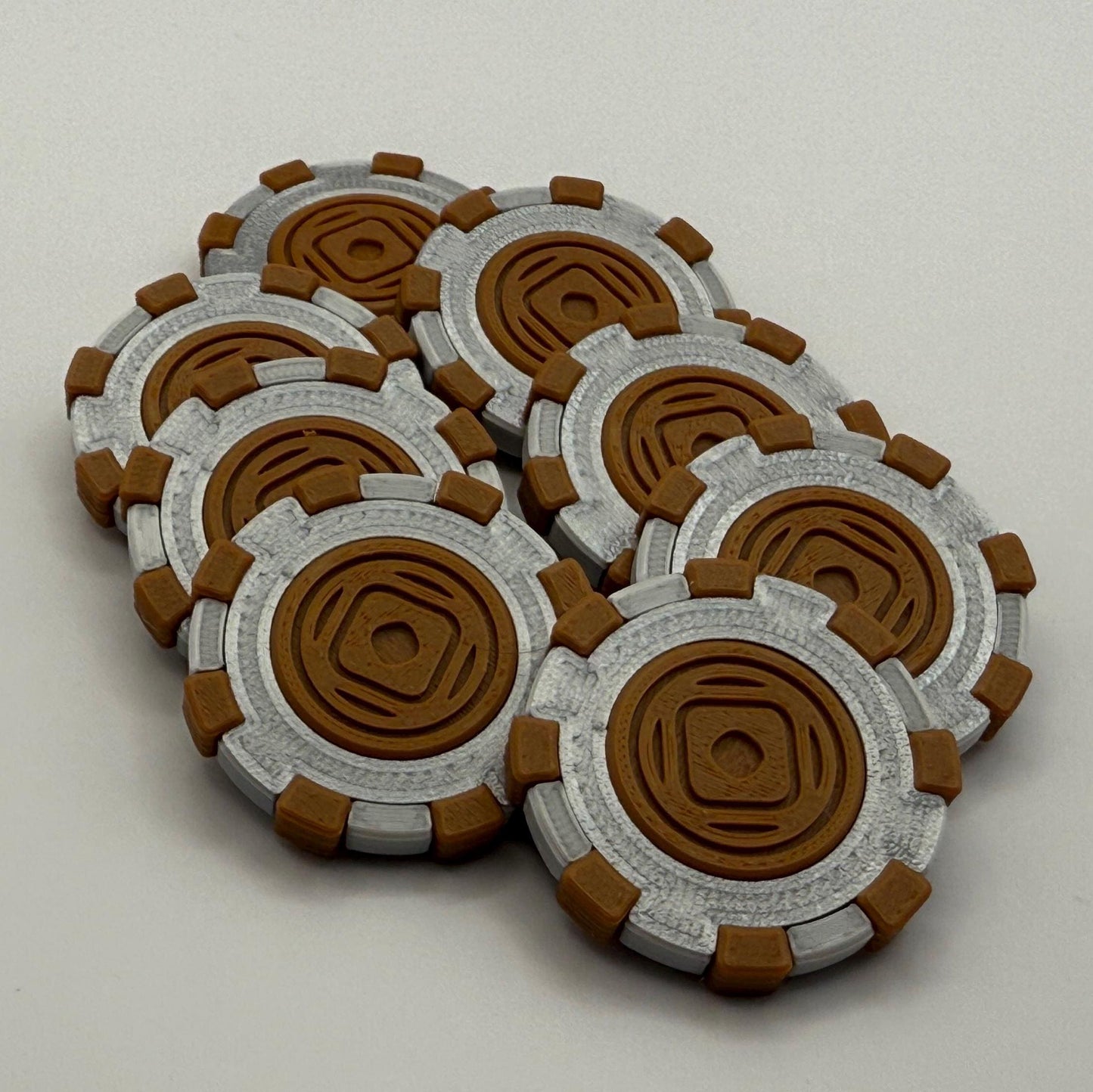 Double Sided Sabacc Tax Chips - Set of 8/12/24/32