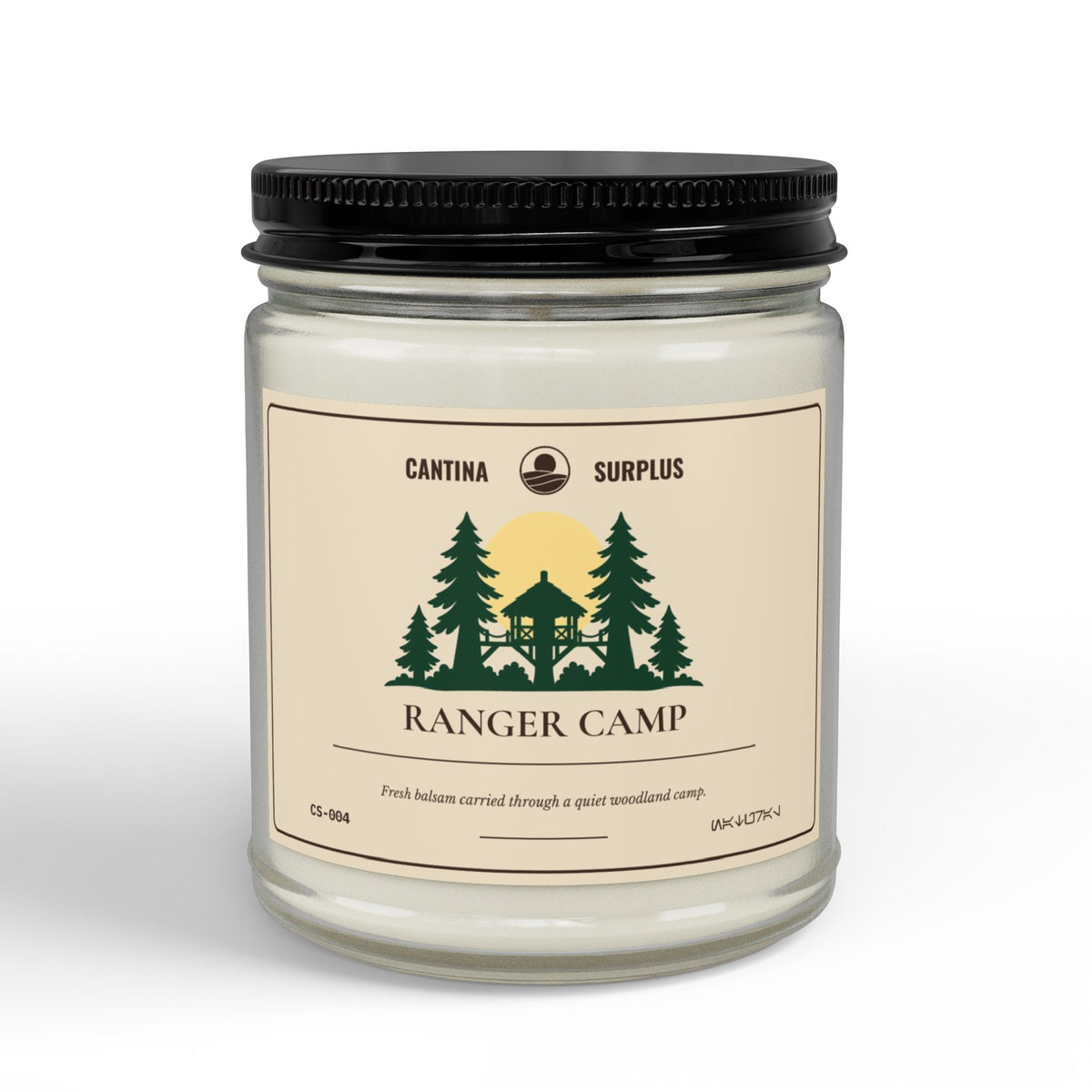 Ranger Camp Soy Candle | Fresh Balsam | 4 oz or 9 oz