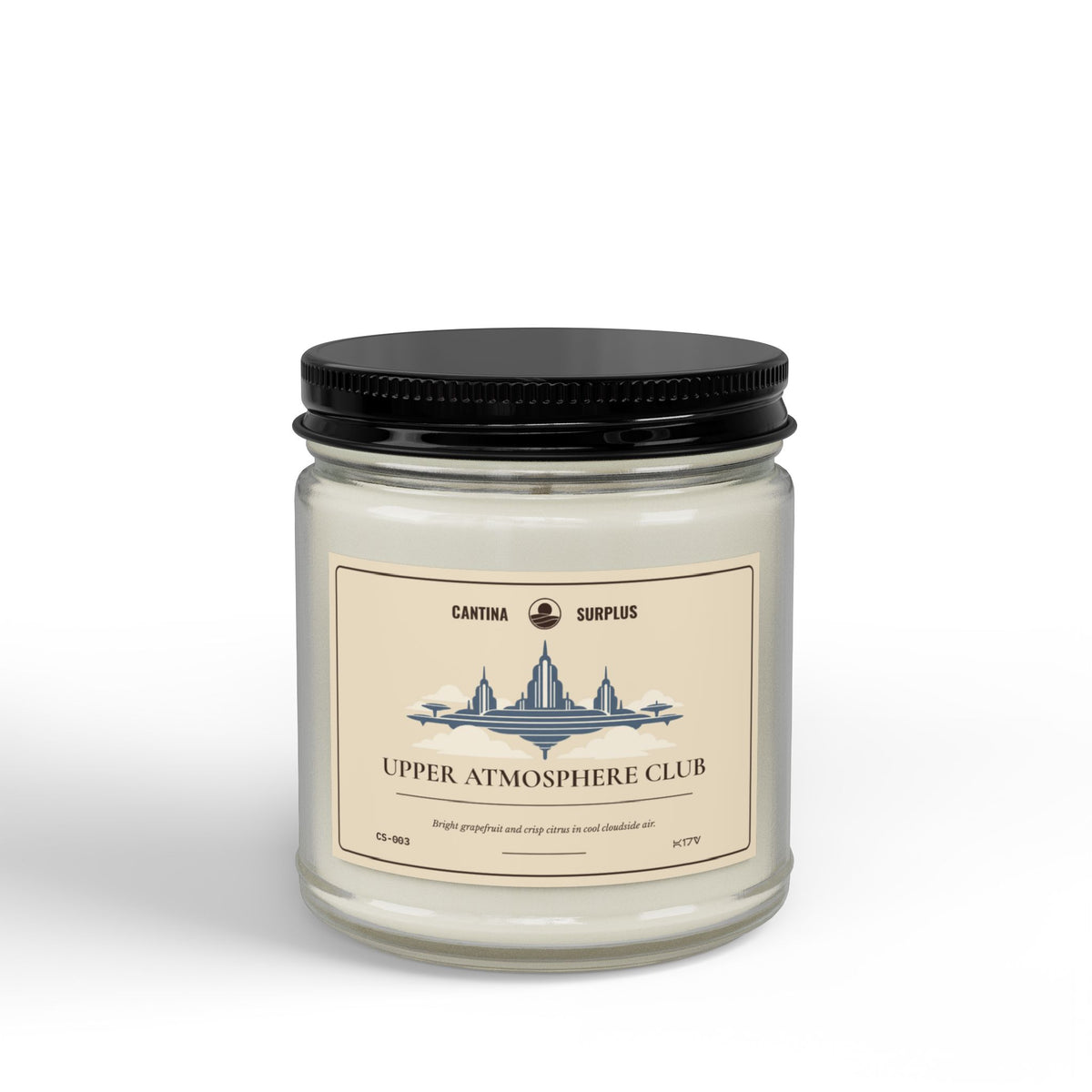 Upper Atmosphere Club Soy Candle | Pink Grapefruit | 4 oz or 9 oz