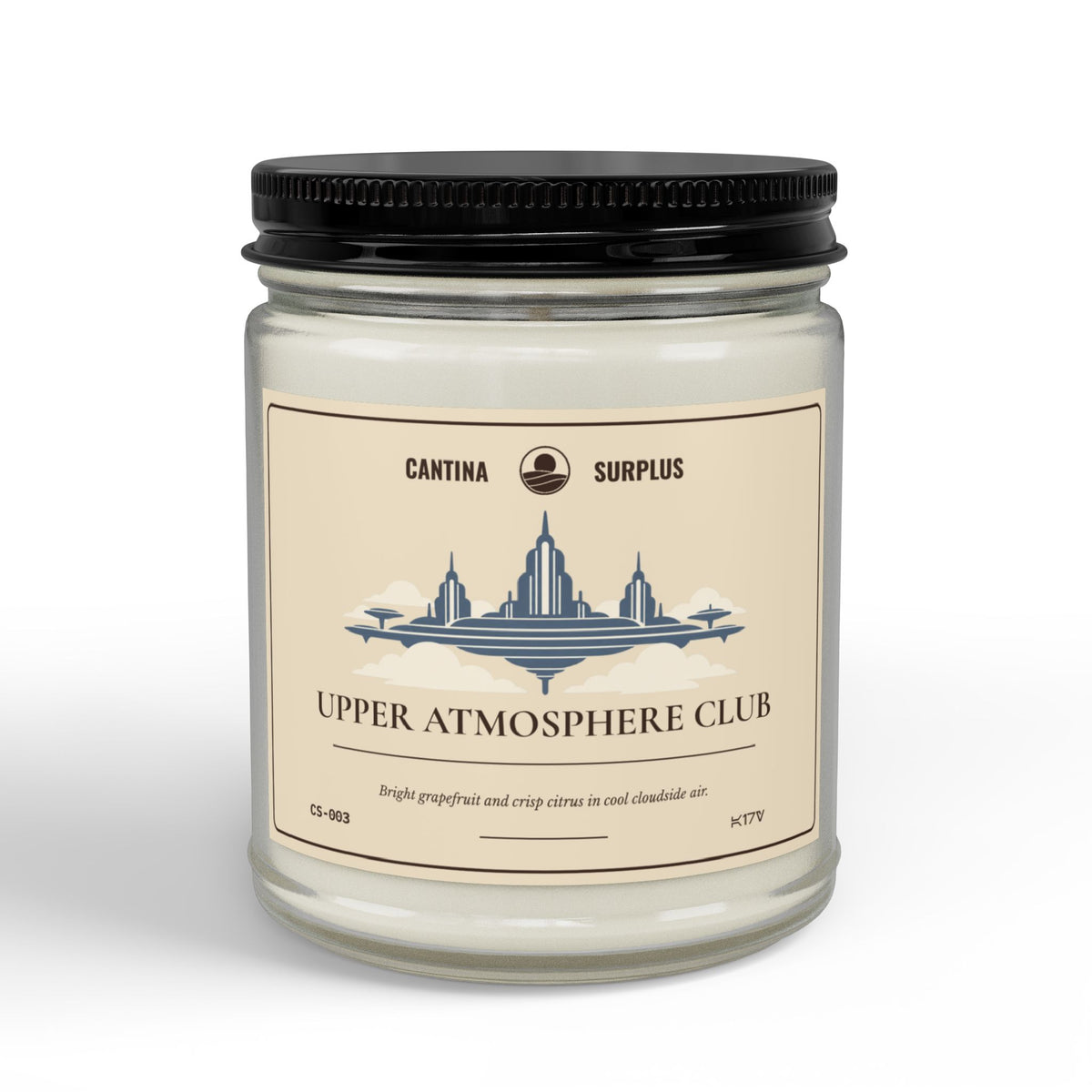 Upper Atmosphere Club Soy Candle | Pink Grapefruit | 4 oz or 9 oz