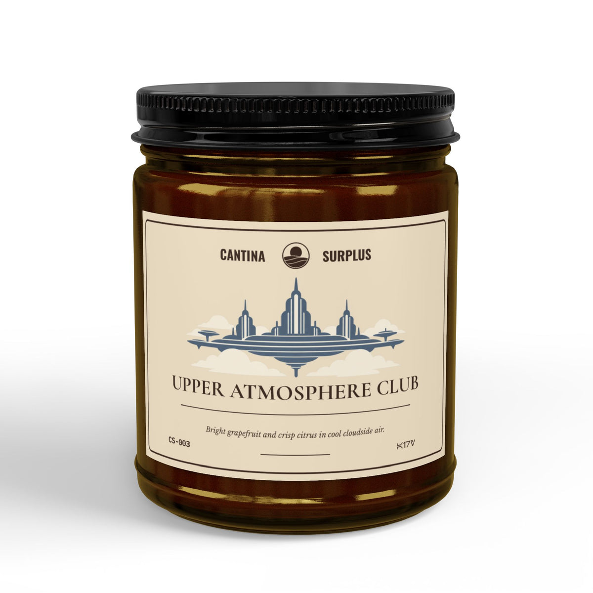Upper Atmosphere Club Soy Candle | Pink Grapefruit | 4 oz or 9 oz