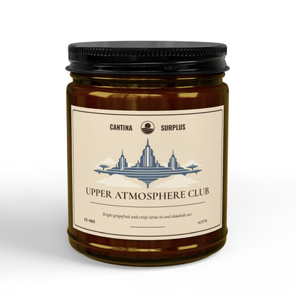 Upper Atmosphere Club Soy Candle | Pink Grapefruit | 4 oz or 9 oz