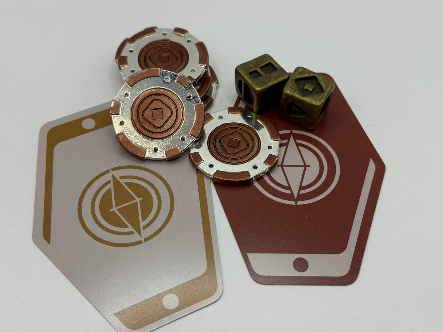 Metal Sabacc Tax Chips - Set of 1/8/16/24