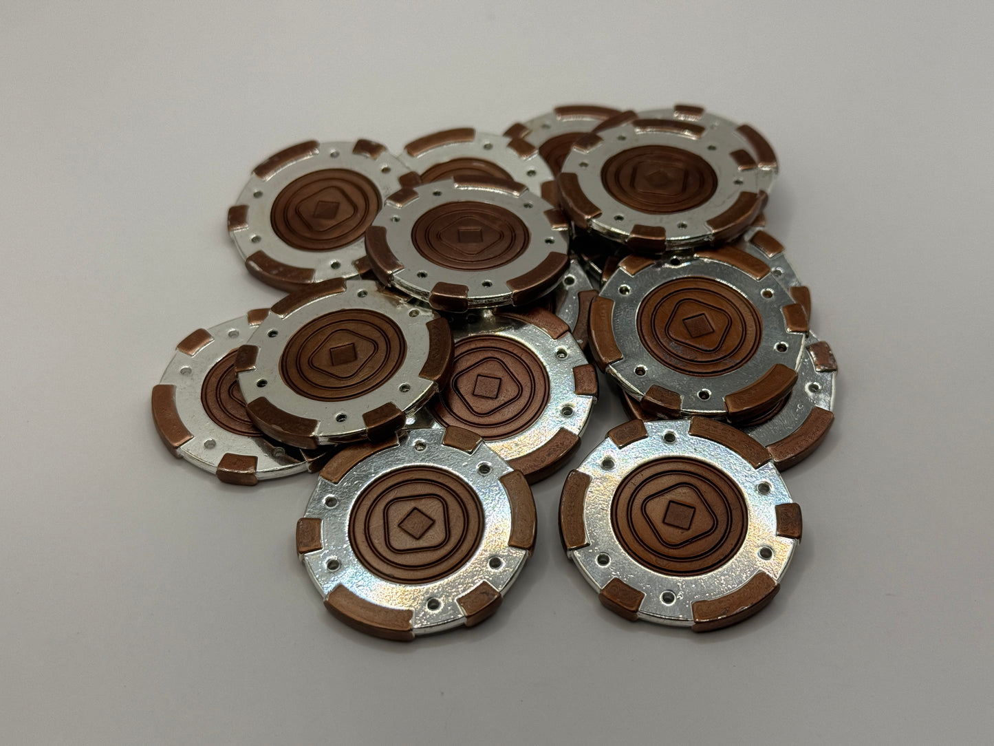 Metal Sabacc Tax Chips - Set of 1/8/16/24