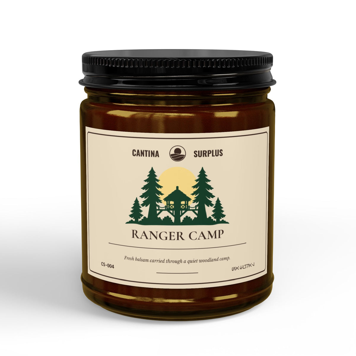 Ranger Camp Soy Candle | Fresh Balsam | 4 oz or 9 oz