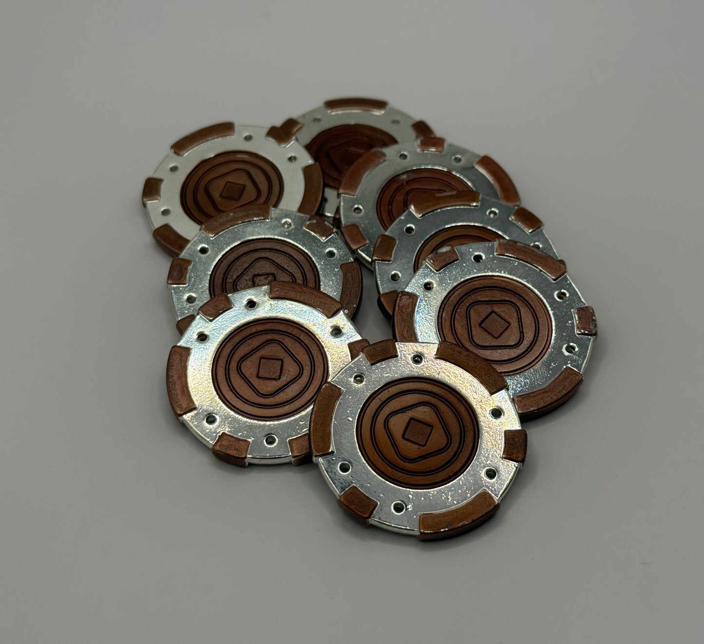 Metal Sabacc Tax Chips - Set of 1/8/16/24