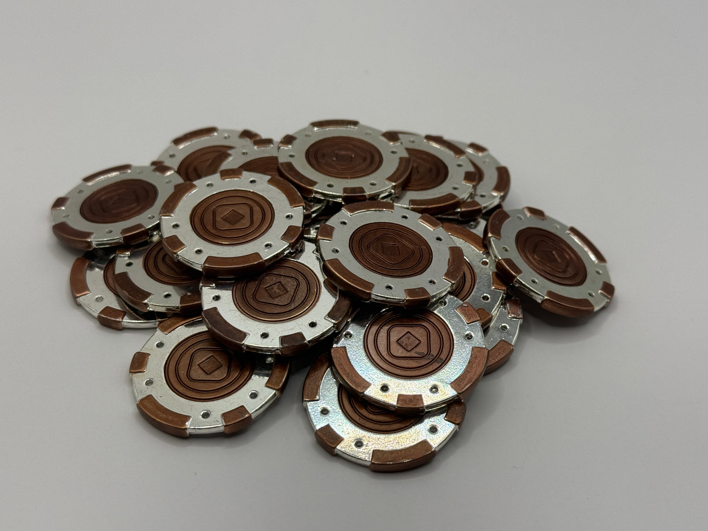 Metal Sabacc Tax Chips - Set of 1/8/16/24