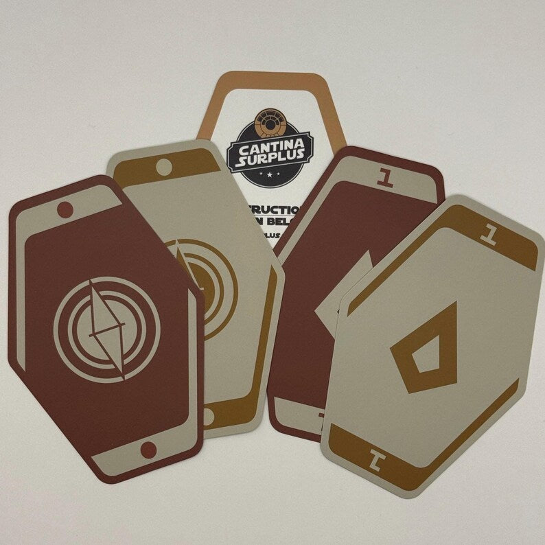 Kessel Sabacc Card Deck with Dice – Inspired by Star Wars Outlaws