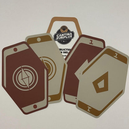 Kessel Sabacc Card Deck with Dice – Inspired by Star Wars Outlaws