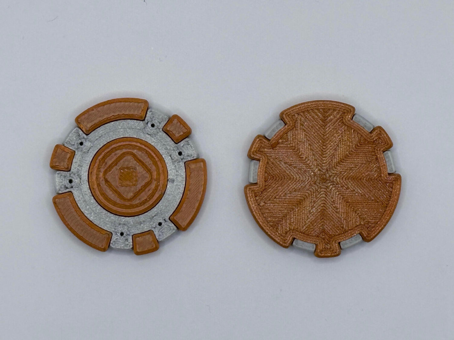 Morenia-Inspired Metallic PLA Sabacc Tax Chips