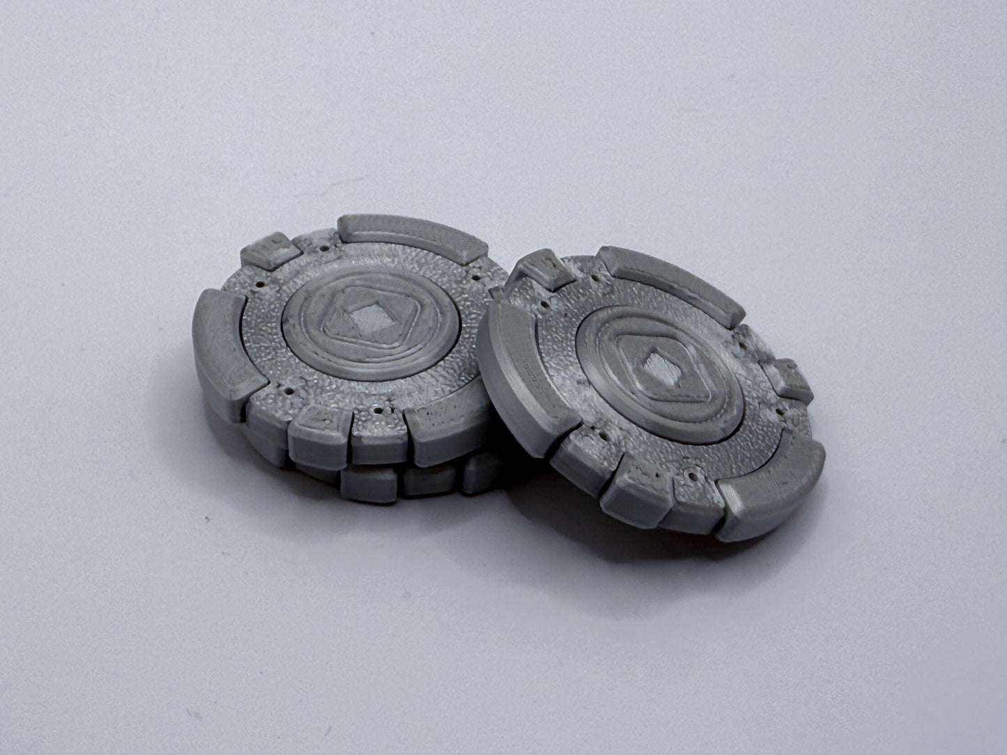 Morenia-Inspired Metallic PLA Sabacc Tax Chips