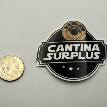Cantina Surplus Logo 2.5" Sticker