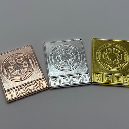 Bronze Imperial Credit | Star Wars Metal Credit | Galactic Empire Currency