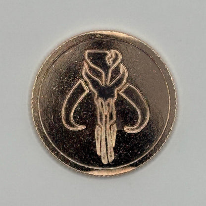 Mandalorian Mythosaur Credit Bundle | Star Wars Metal Coins | Mandalorian Warrior Currency for Collectors & Cosplay
