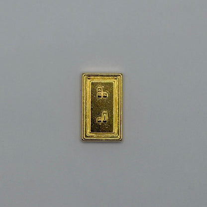 Golden Sabacc Credit Set | 3-Piece Star Wars Metal Currency | Gold Galactic Credit Bars for Collectors and Cosplay