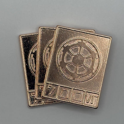 Bronze Imperial Credit | Star Wars Metal Credit | Galactic Empire Currency