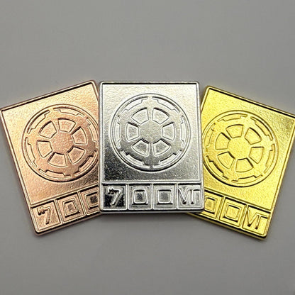 Imperial Credit Bundle | Star Wars Metal Currency | Galactic Empire Money for Collectors, Cosplay & Sabacc"