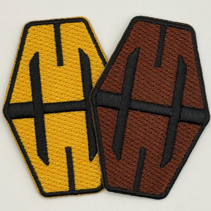 Kessel Sabacc Patch Set | Blood & Sand Sabacc Card Patches | Embroidered Set