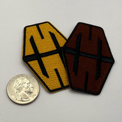 Kessel Sabacc Patch Set | Blood & Sand Sabacc Card Patches | Embroidered Set